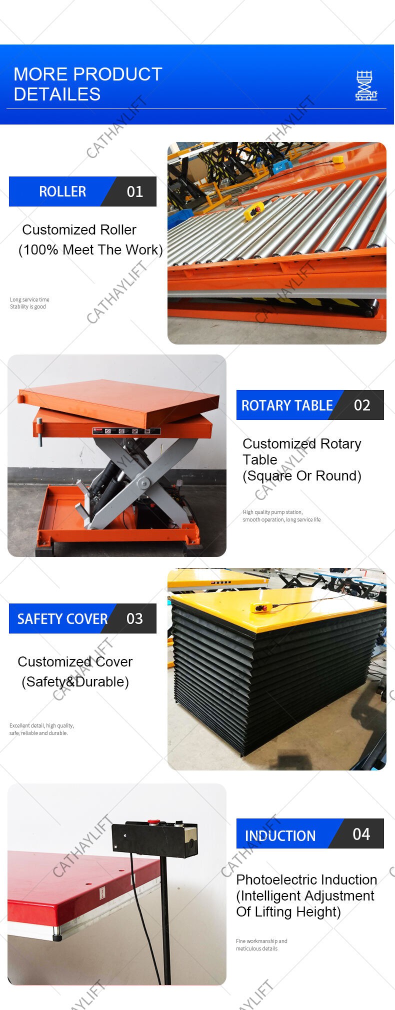 Stationary scissor lift table-Shandong Cathay Machinery Ltd cathaylift 4 Stationary scissor lift table-Shandong Cathay Machinery Ltd cathaylift 4