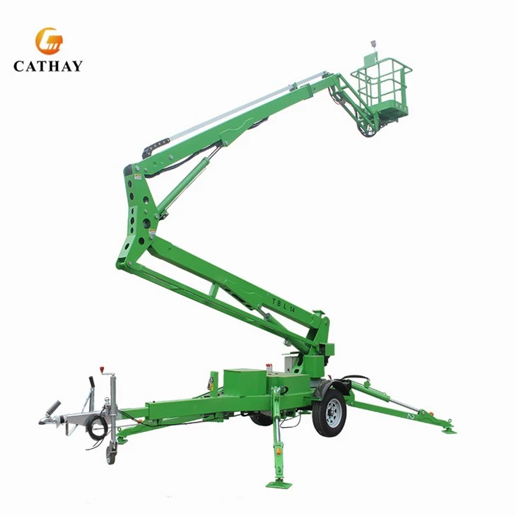 10m To 20m Towable Trailer Boom Lift